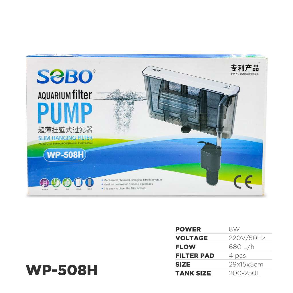 Hang on Filter for (3 to 3.5ft) Sobo WP508H